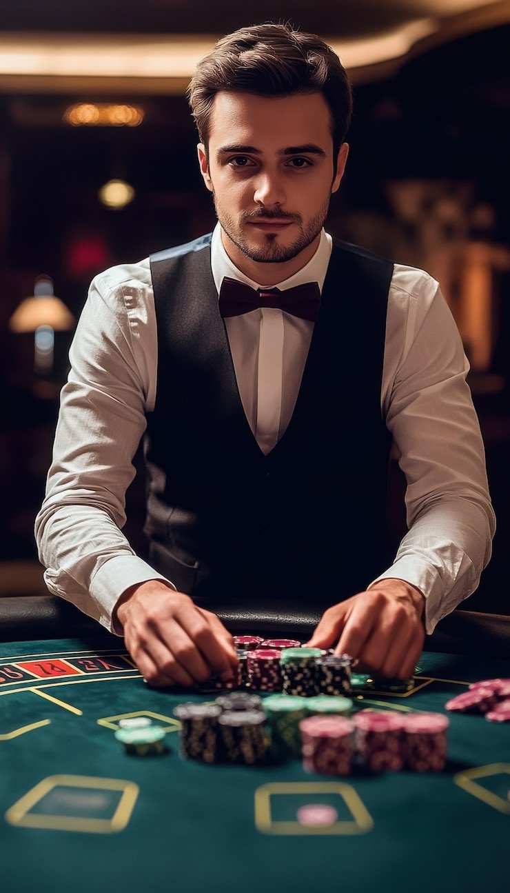 ronin88 live casino tables on mobile phone screen with roulette and blackjack studio view